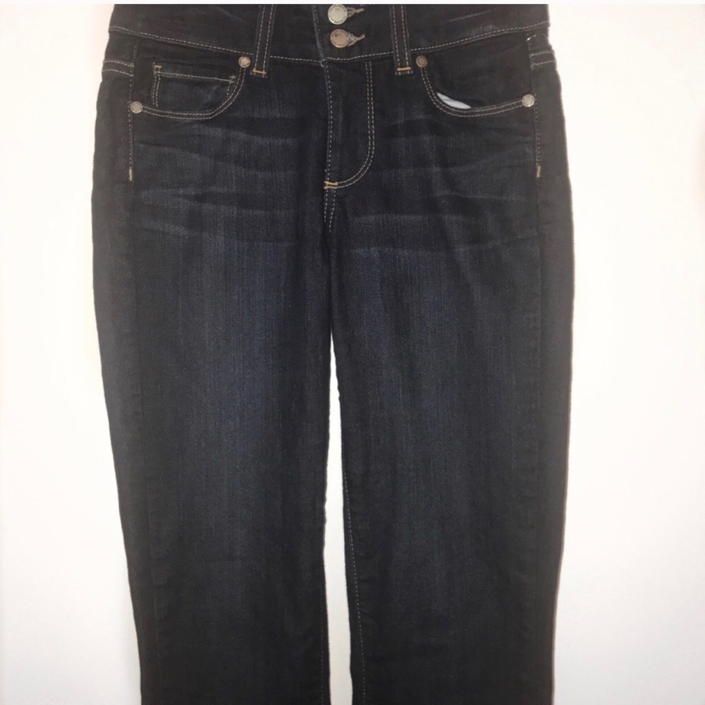Anthropologie Paige Hidden Straight Jeans-24 - Picture 5 of 8